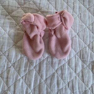 Cozy Pink Baby Booties